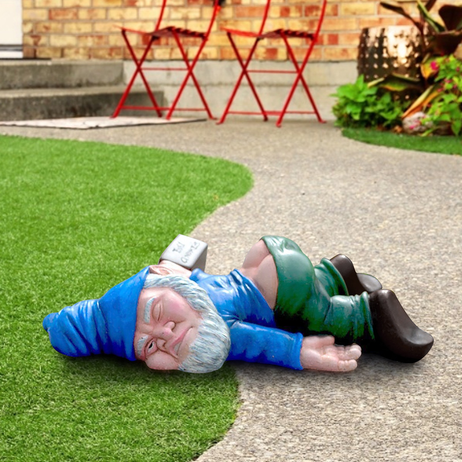 Funny Drunk Garden Gnome Decoration Funny Drunk Garden Gnome Decoration