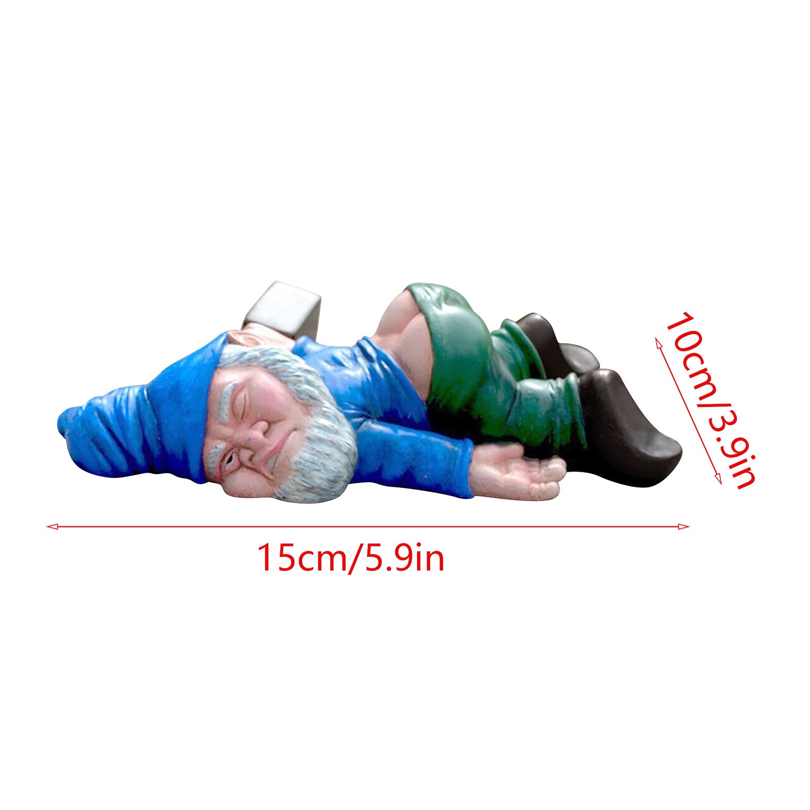 Funny Drunk Garden Gnome Decoration