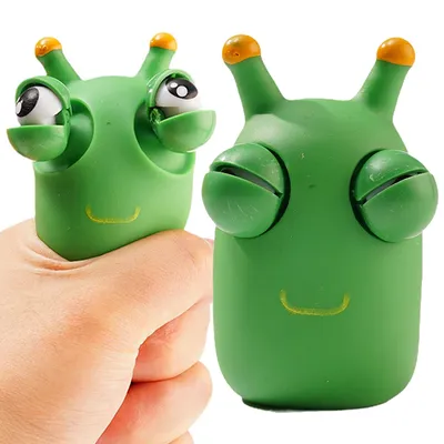 Funny Eyeball Burst Squeeze Toy Green Eye Caterpillar Pinch Toys Adult Kids Stress Relief Fidget Toy Creative Funny Eyeball Burst Squeeze Toy Green Eye Caterpillar Pinch Toys Adult Kids Stress Relief Fidget Toy Creative