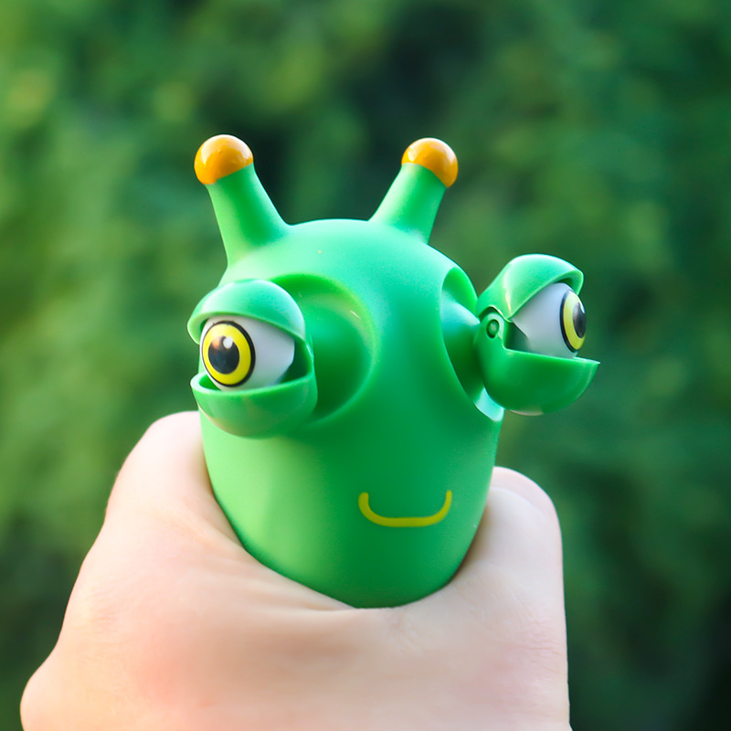 Funny Eyeball Burst Squeeze Toy Green Eye Caterpillar Pinch Toys Adult Kids Stress Relief Fidget Toy Creative Funny Eyeball Burst Squeeze Toy Green Eye Caterpillar Pinch Toys Adult Kids Stress Relief Fidget Toy Creative