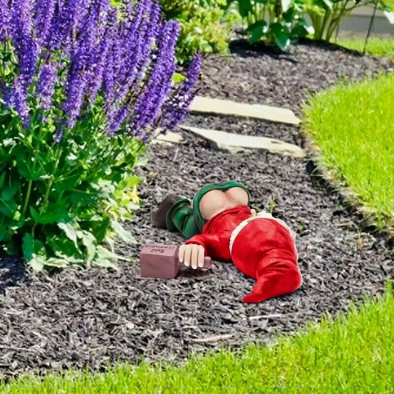 Funny Garden Drunk Gnome Funny Garden Drunk Gnome