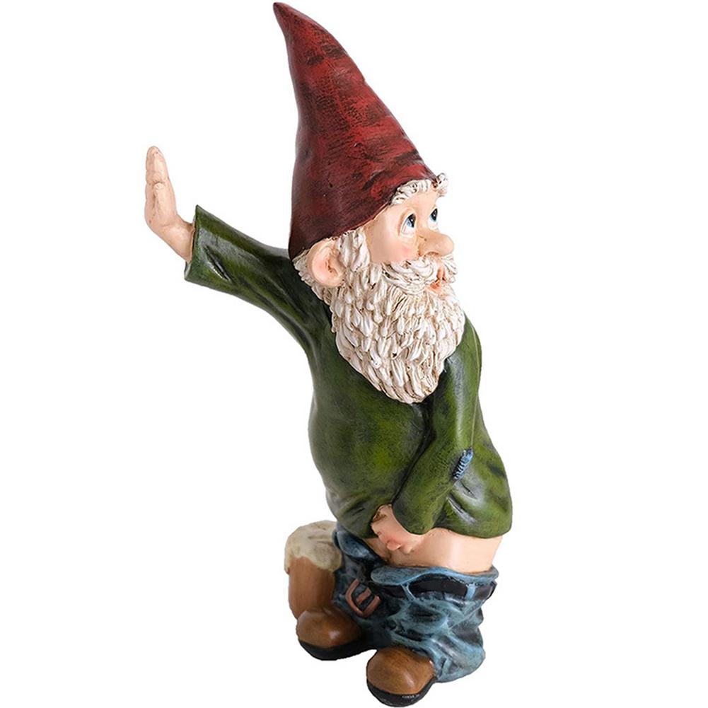 Funny Garden Gnome Resin Figurine Funny Garden Gnome Resin Figurine