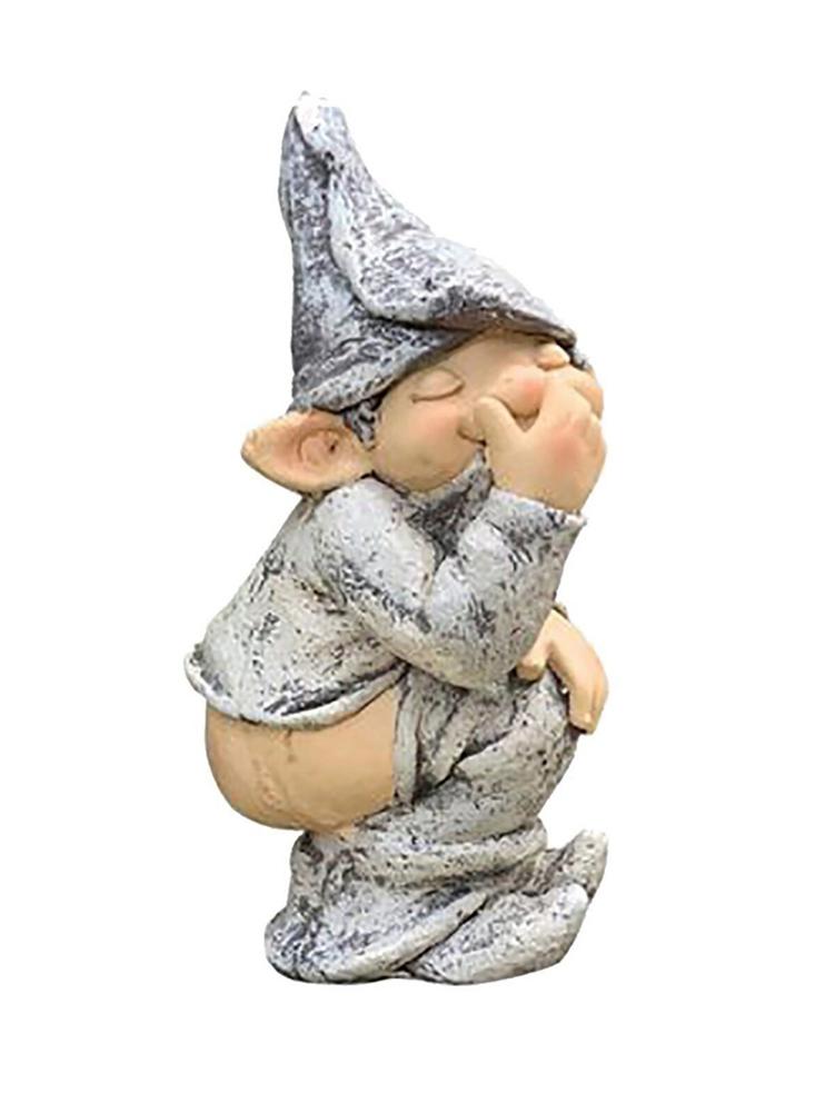 Funny Garden Gnome Resin Figurine Funny Garden Gnome Resin Figurine