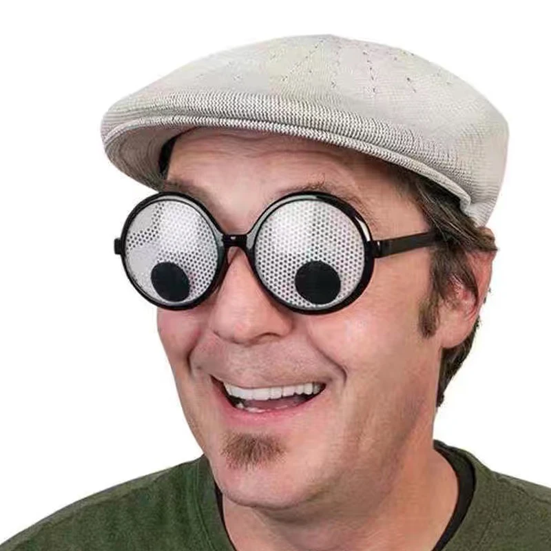 Funny Glasses Cosplay Halloween Costumes Accessory Eyeball Rolling Glasses Christmas Gifts Funny Glasses Cosplay Halloween Costumes Accessory Eyeball Rolling Glasses Christmas Gifts