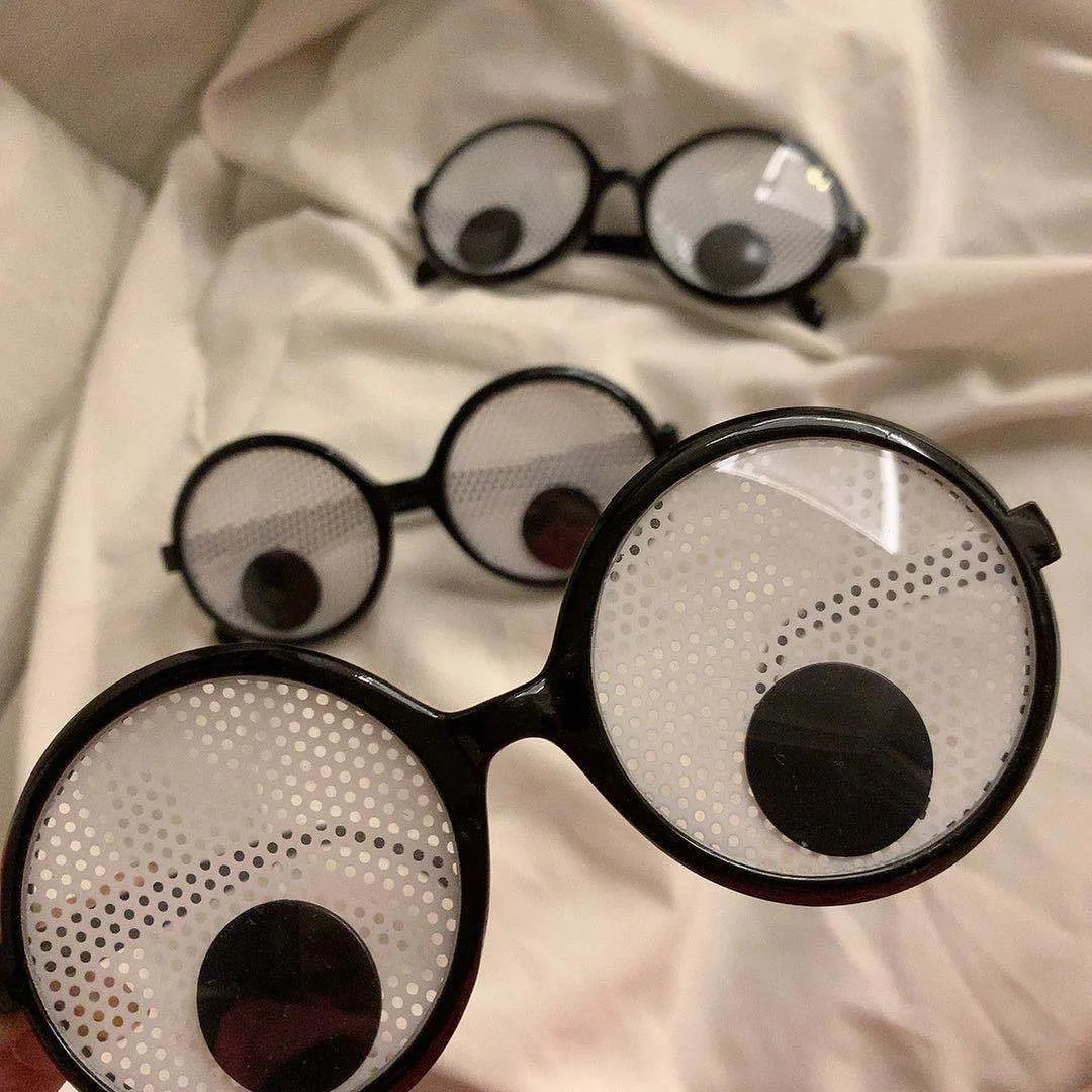 Funny Glasses Cosplay Halloween Costumes Accessory Eyeball Rolling Glasses Christmas Gifts Funny Glasses Cosplay Halloween Costumes Accessory Eyeball Rolling Glasses Christmas Gifts