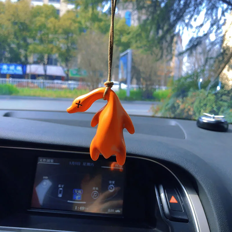 Funny Gypsum Anime Duck Car Mirror Pendant Cartoon Cute Auto Interior Decoration Pendant For Car Products Interior Funny Gypsum Anime Duck Car Mirror Pendant Cartoon Cute Auto Interior Decoration Pendant For Car Products Interior