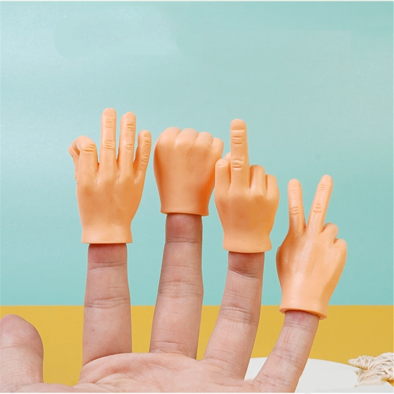 Funny Hand Gestures Finger Hand Puppets