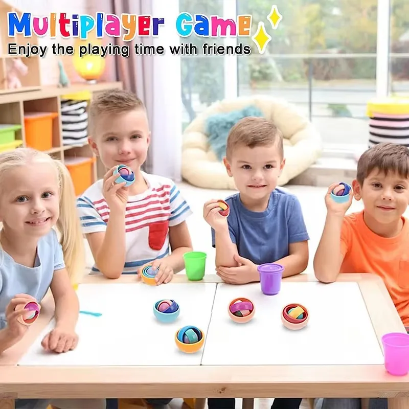 Funny Infinite Flip 3D Ball Gyroscope Fidget Toys for Kids Teens Boys Girls Adult ADHD Autism Relieve Stress Finger Funny Infinite Flip 3D Ball Gyroscope Fidget Toys for Kids Teens Boys Girls Adult ADHD Autism Relieve Stress Finger