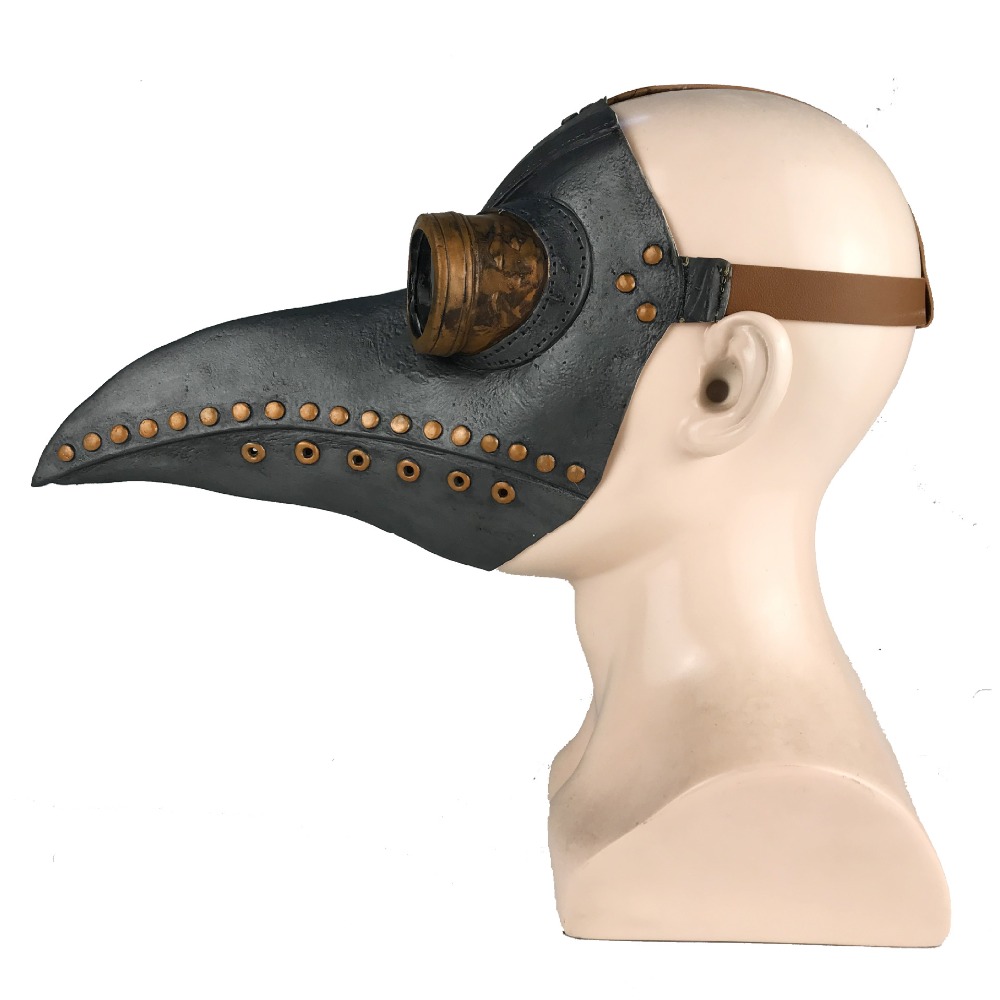 Funny Latex Steampunk Plague Doctor Bird Mask Cosplay Long Nose Halloween Masquerade Costume Props Funny Latex Steampunk Plague Doctor Bird Mask Cosplay Long Nose Halloween Masquerade Costume Props