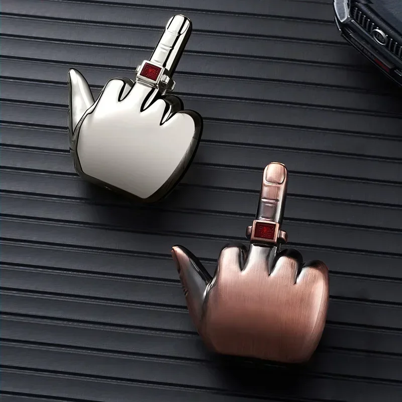 Funny Middle Finger Torch Lighter with Fuk You Voice Windproof Jet Flame Lighters Smoking Accessories Refillable Butane Funny Middle Finger Torch Lighter with Fuk You Voice Windproof Jet Flame Lighters Smoking Accessories Refillable Butane