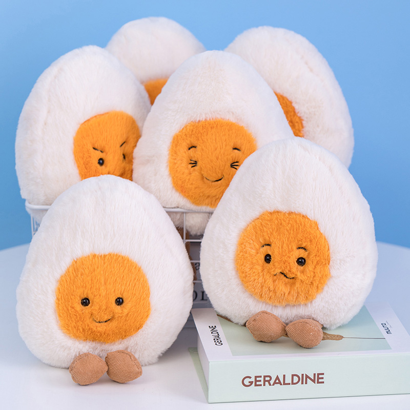 Funny Mood Boiled Egg Plush