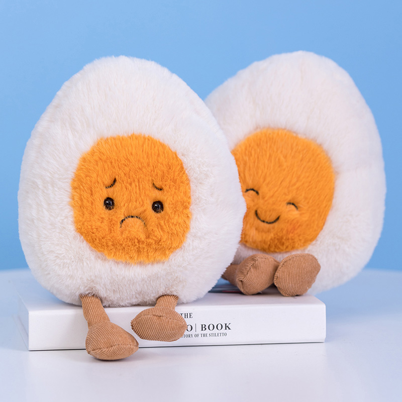 Funny Mood Boiled Egg Plush