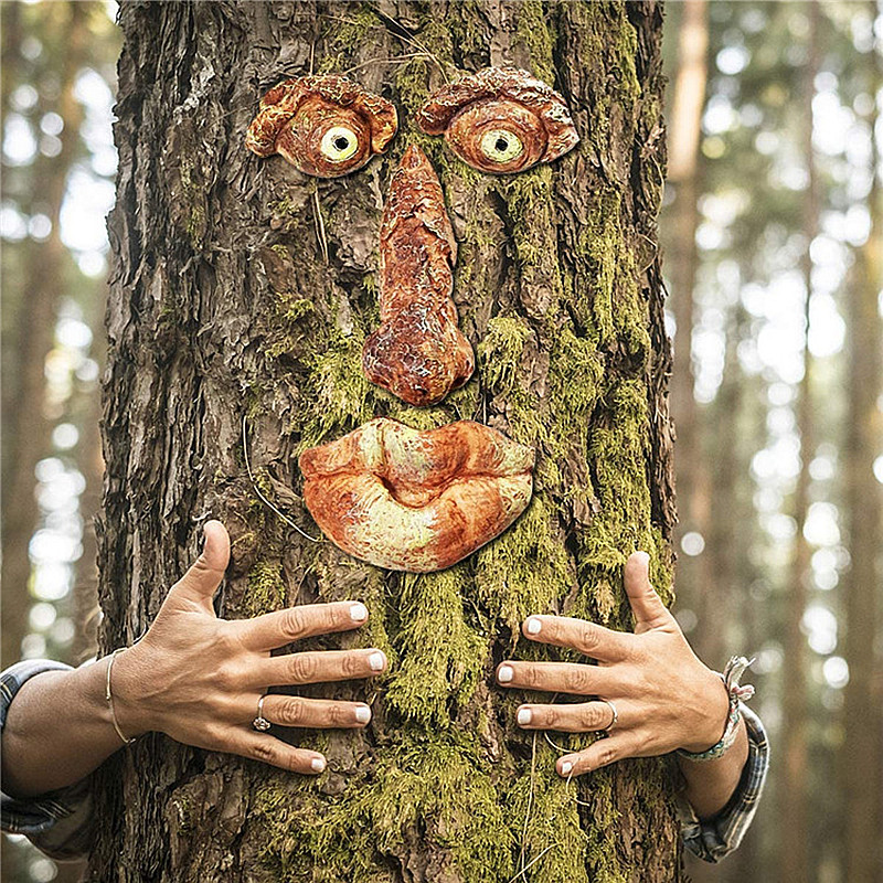 Funny Old Man Tree Face Hugger Garden Art Outdoor Tree Amusing Old Man Face Sculpture Whimsical Tree Face Garden Funny Old Man Tree Face Hugger Garden Art Outdoor Tree Amusing Old Man Face Sculpture Whimsical Tree Face Garden