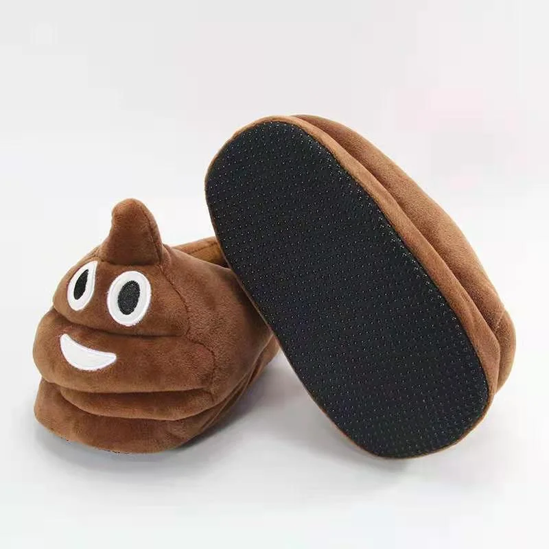 Funny Poop Emoji Slippers Funny Poop Emoji Slippers
