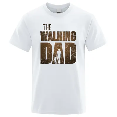 Funny Print The Walking Dad Shirt
