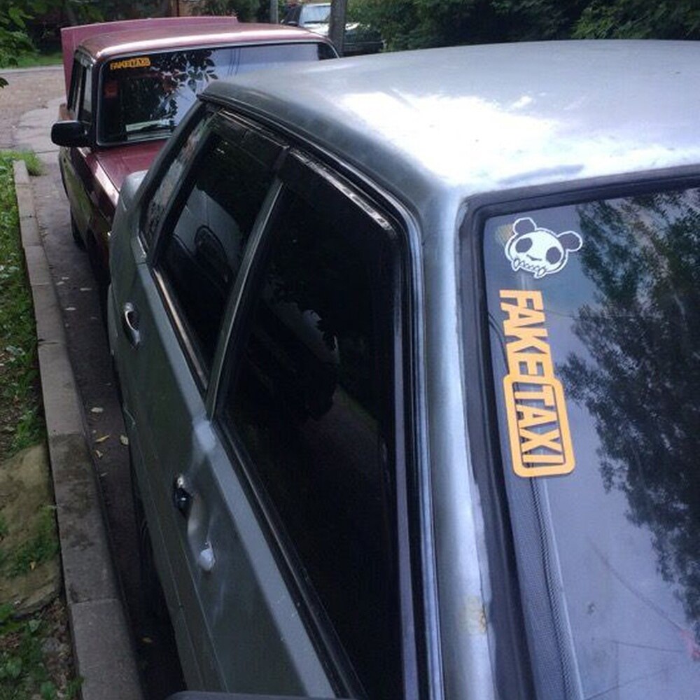 Funny Reflective Fake Taxi Stickers (2 pcs) Funny Reflective Fake Taxi Stickers (2 pcs)