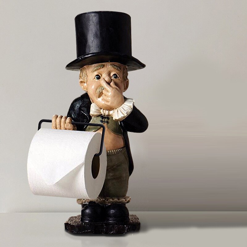 Funny Resin Toilet Butler