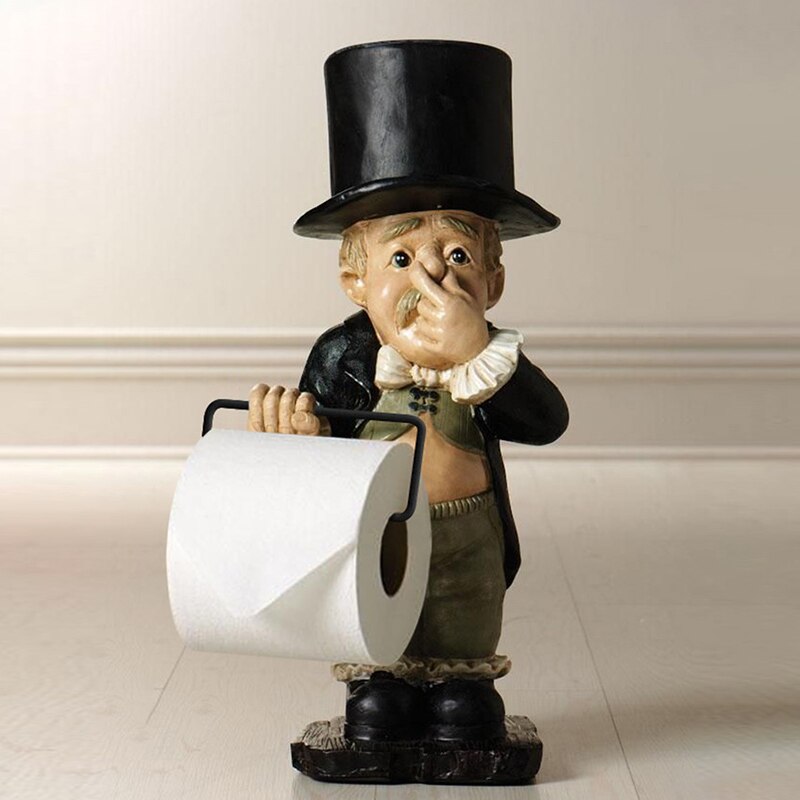Funny Resin Toilet Butler