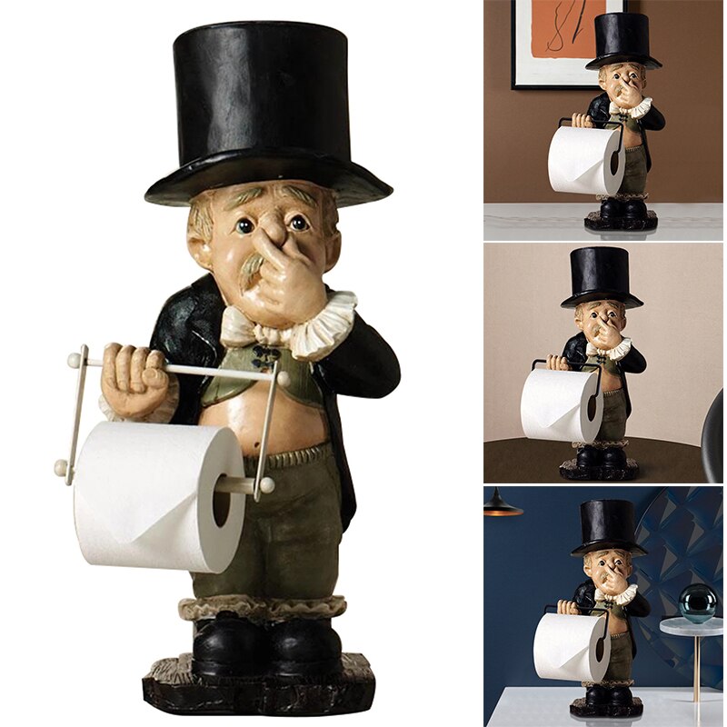Funny Resin Toilet Butler