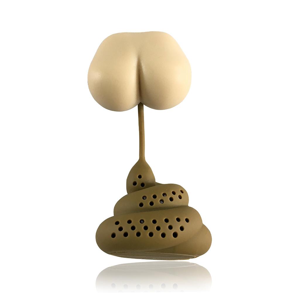 Funny Silicone Poop Tea Infuser Funny Silicone Poop Tea Infuser