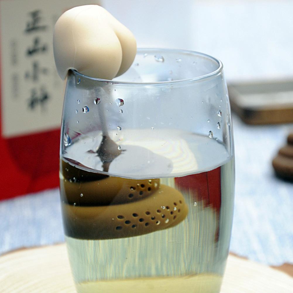 Funny Silicone Poop Tea Infuser
