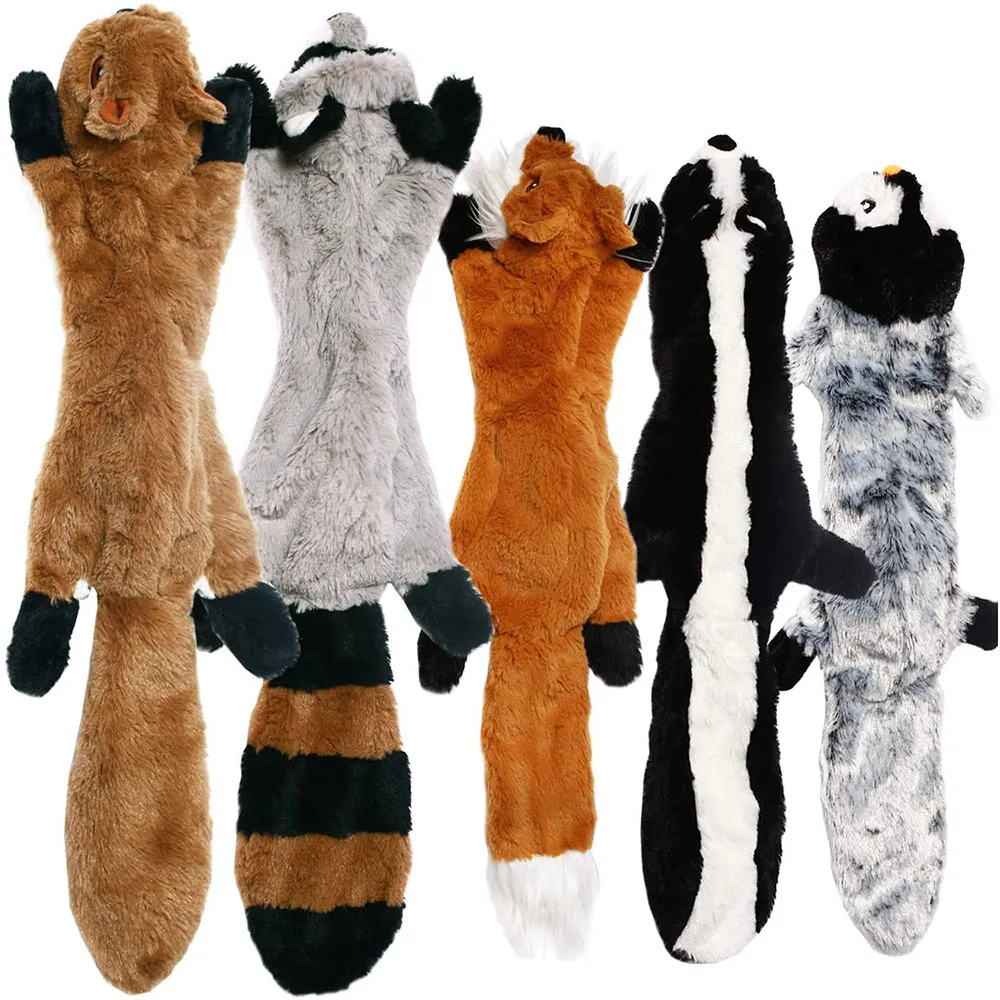 Funny Simulated Animal No Stuffing Dog Toy with Squeakers Durable Stuffingless Plush Squeaky Dog Chew Toy Crinkle Pet Funny Simulated Animal No Stuffing Dog Toy with Squeakers Durable Stuffingless Plush Squeaky Dog Chew Toy Crinkle Pet