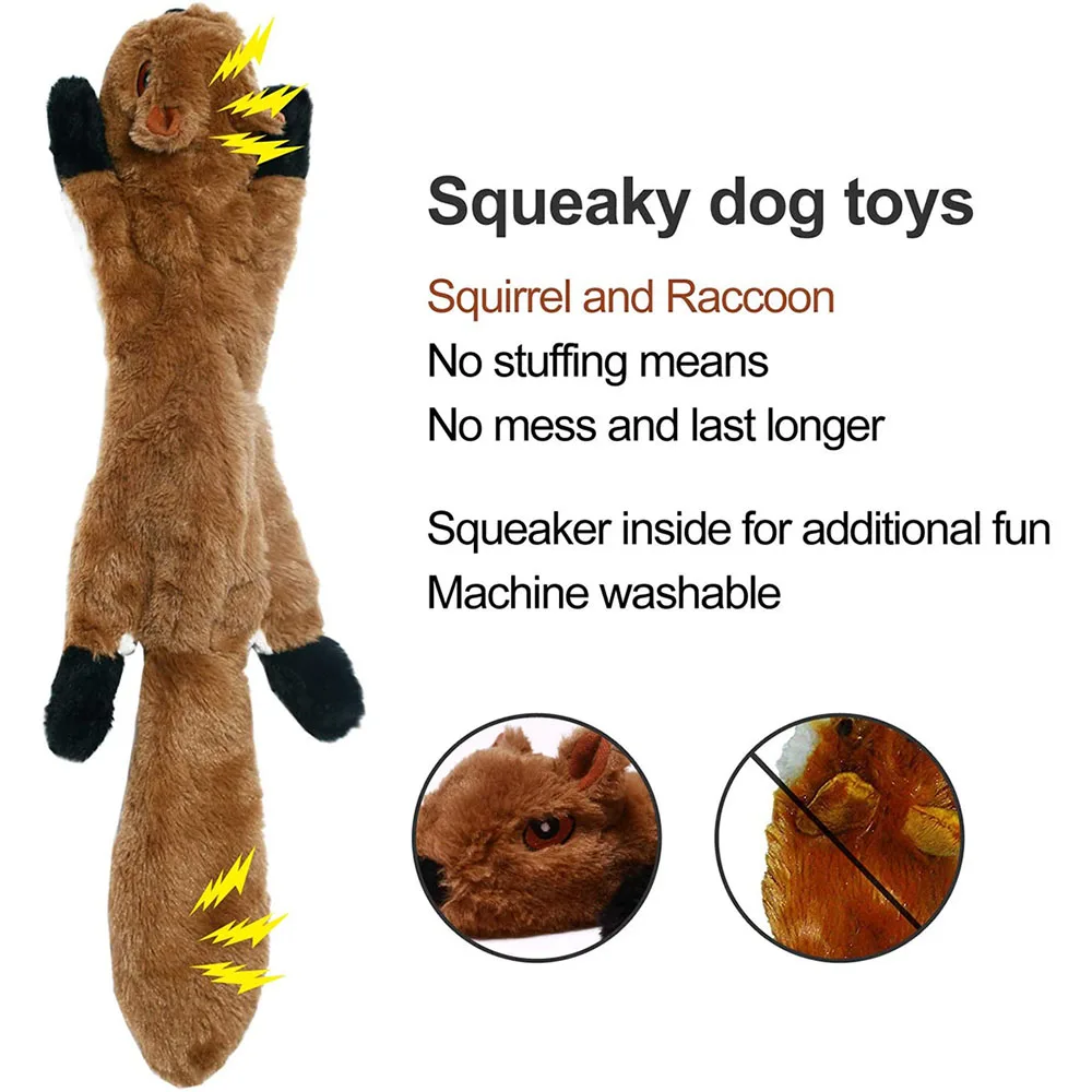 Funny Simulated Animal No Stuffing Dog Toy with Squeakers Durable Stuffingless Plush Squeaky Dog Chew Toy Crinkle Pet Funny Simulated Animal No Stuffing Dog Toy with Squeakers Durable Stuffingless Plush Squeaky Dog Chew Toy Crinkle Pet