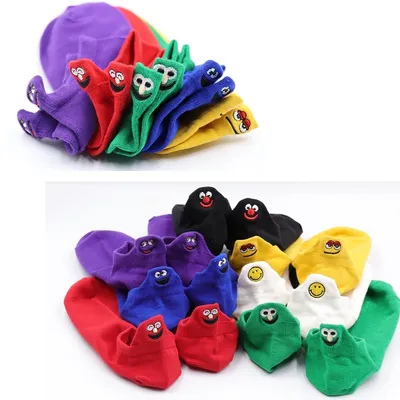 Funny Socks Cute Smile Design Funny Socks Cute Smile Design