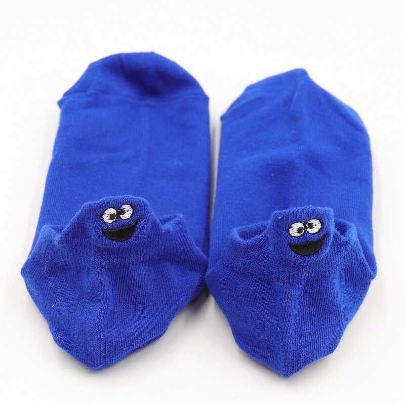 Funny Socks Cute Smile Design Funny Socks Cute Smile Design