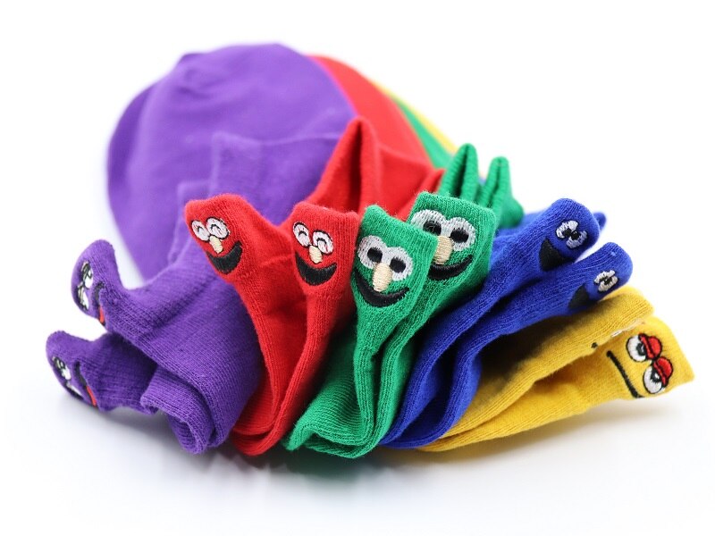 Funny Socks Cute Smile Design Funny Socks Cute Smile Design