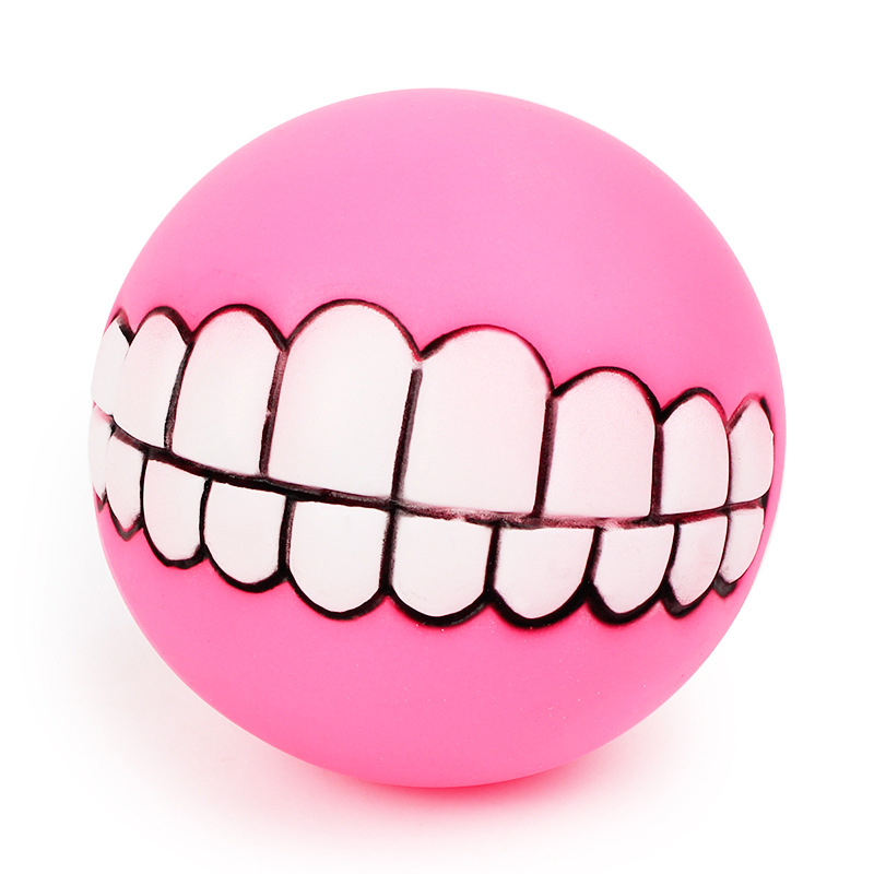 Funny Squeaky Dog Teeth Ball