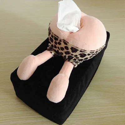 Funny Tissue Box Cover Plush Type Funny Tissue Box Cover Plush Type