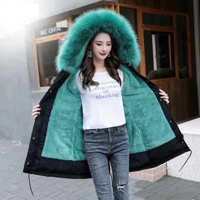 Fur Hooded Coat Ladies Winter Jacket Fur Hooded Coat Ladies Winter Jacket