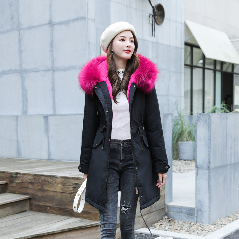 Fur Hooded Coat Ladies Winter Jacket Fur Hooded Coat Ladies Winter Jacket