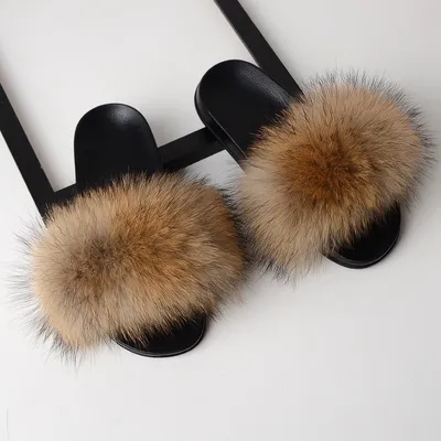 Fur Slippers Women House Sandals Fur Slippers Women House Sandals