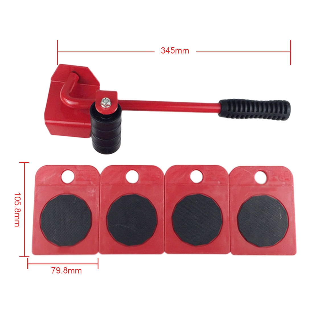 Furniture Moving Wheels Lifter Set
