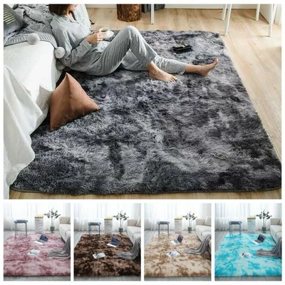 Furry Area Rug Faux Fur
