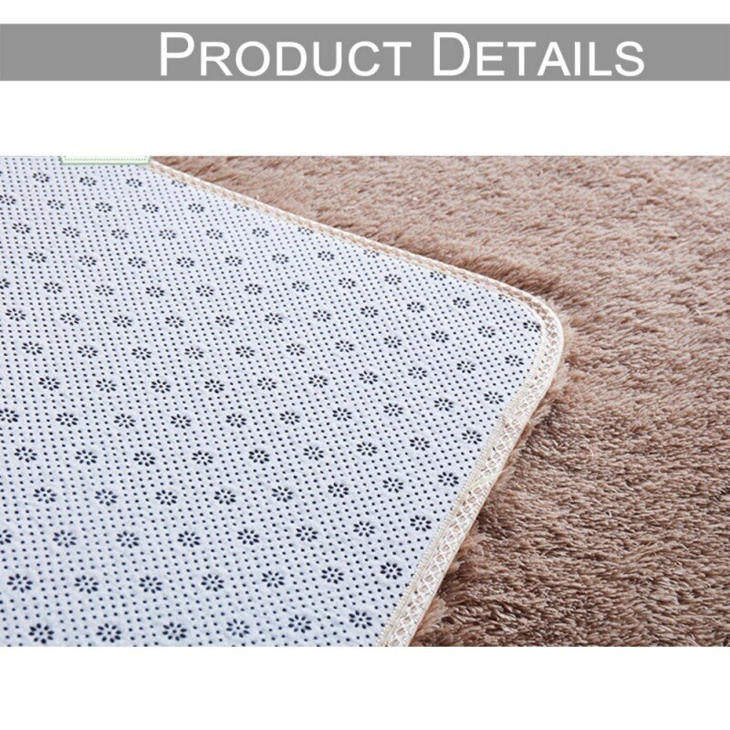 Furry Area Rug Faux Fur