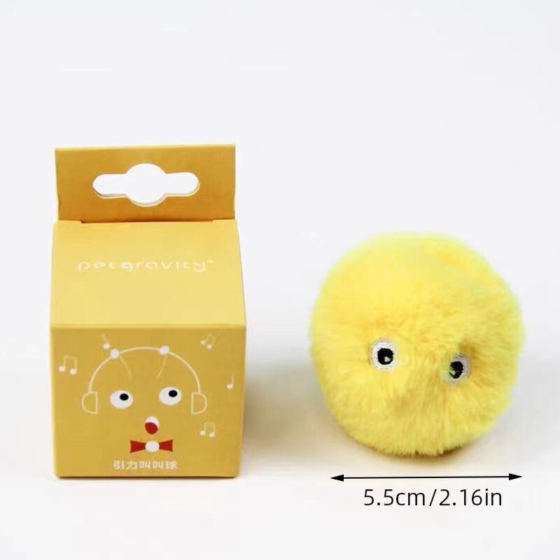 Furry Interactive Cat Ball with Sound
