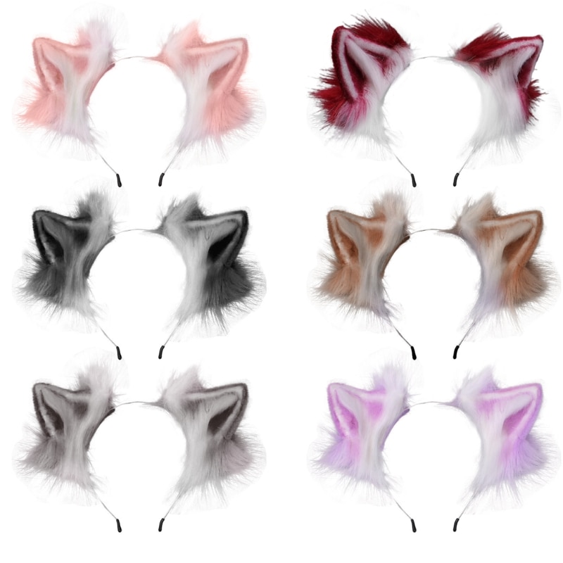 Furry Plush Cat Ear Headband Furry Plush Cat Ear Headband