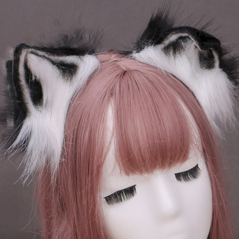 Furry Plush Cat Ear Headband Furry Plush Cat Ear Headband