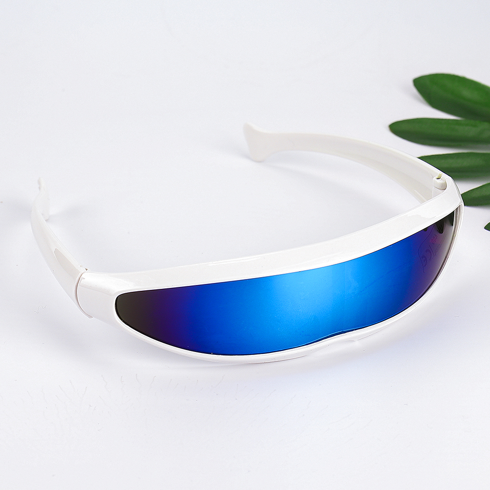 Futuristic Narrow Cyclops Visor Sunglasses Laser Eyeglasses UV400