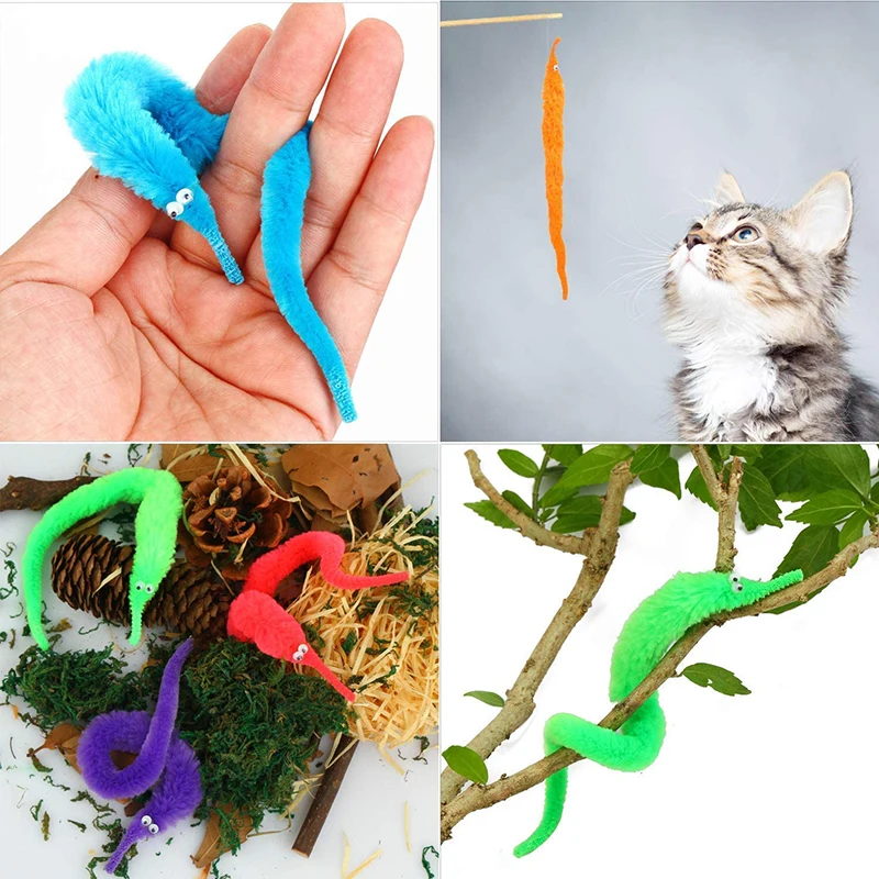 Fuzzy Magic Worm on a String (3/12/24Pcs) Fuzzy Magic Worm on a String (3/12/24Pcs)