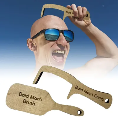 Gag Gift Comb for Bald Man,joke Gift for Men's Hair Loss