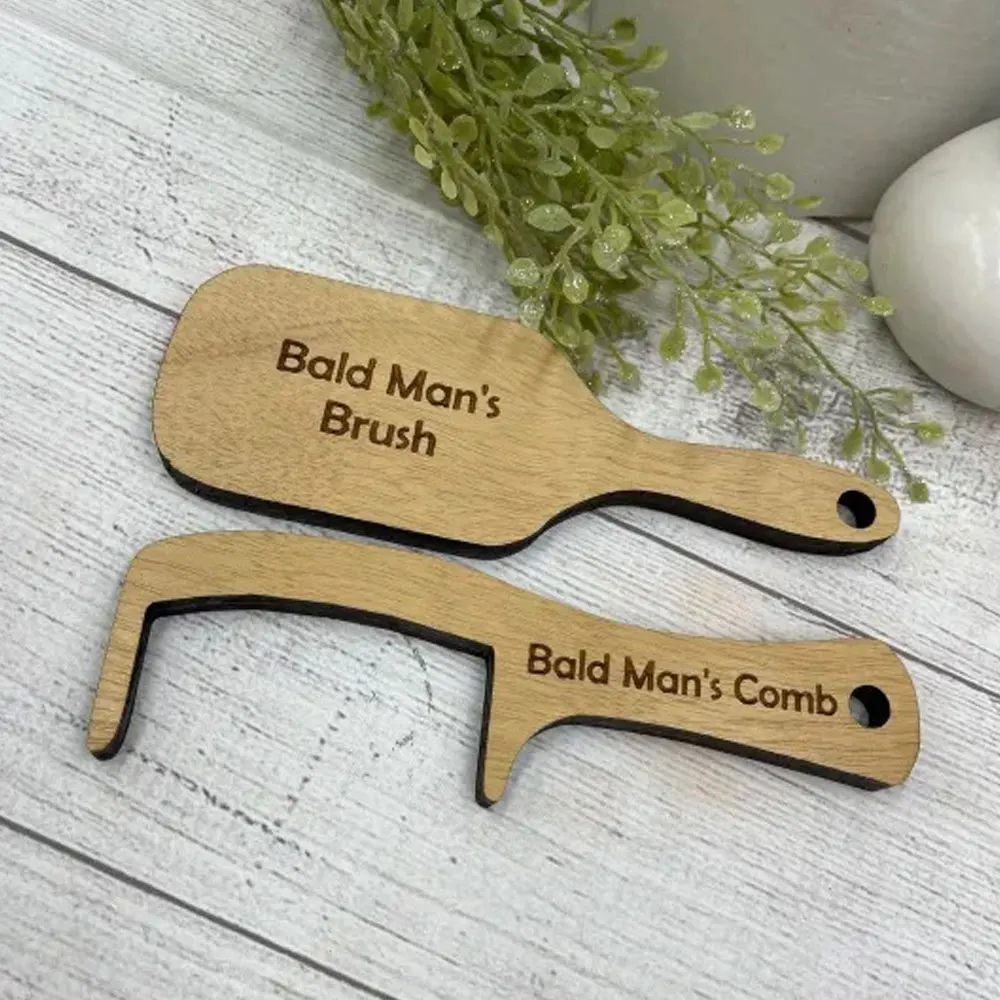 Gag Gift Comb for Bald Man,joke Gift for Men's Hair Loss