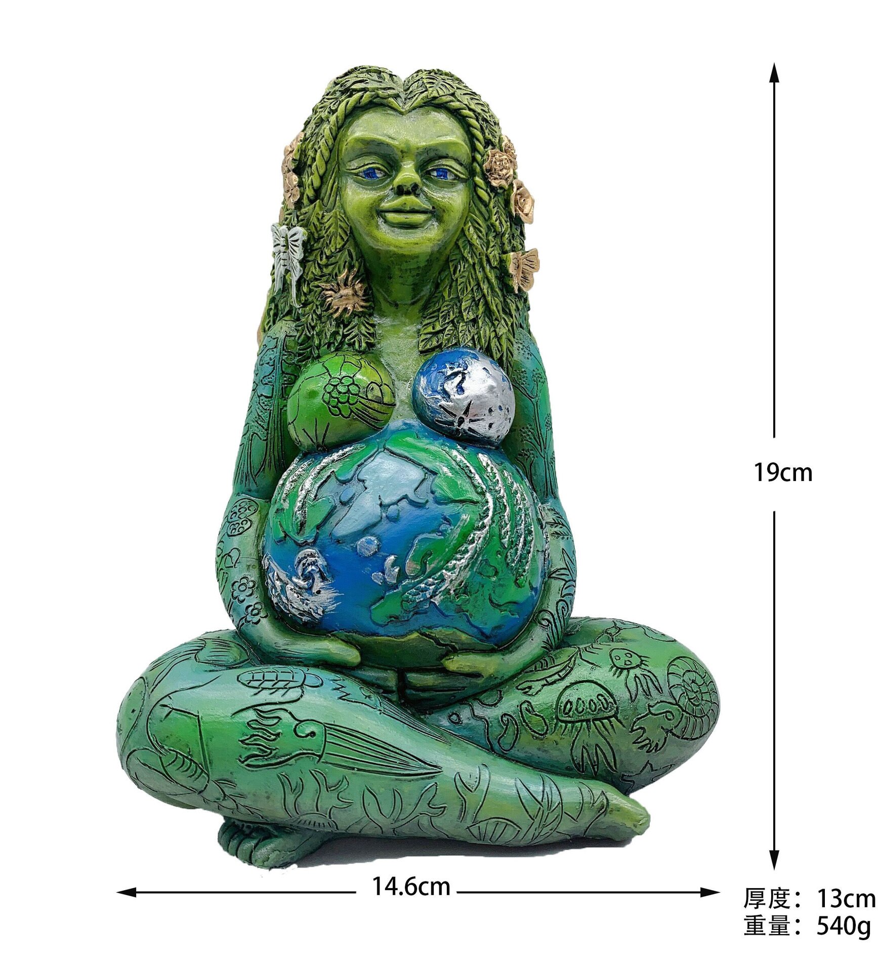 Gaia Mother Earth Statue Garden Decoration