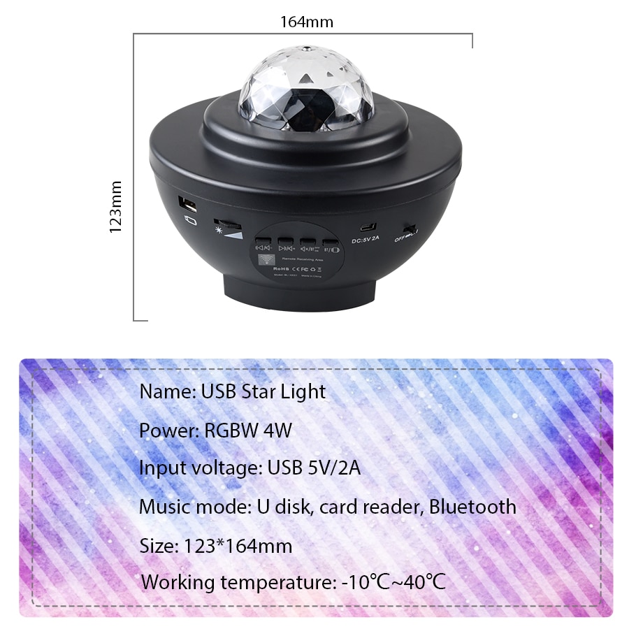 Galaxy Lamp Projector Bluetooth Speaker Galaxy Lamp Projector Bluetooth Speaker