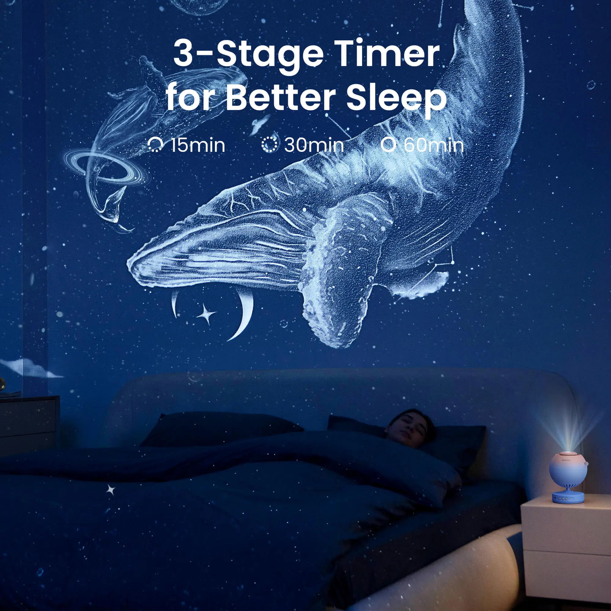 Galaxy Projector Galaxy Light Projector Star Projector Night Light Lamp with High-Definition Soft Light for Children's