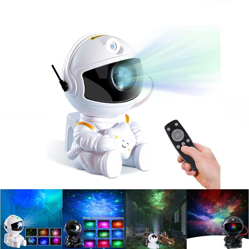 Galaxy Star Projector LED Night Light Starry Sky Astronaut Porjectors Lamp For Decoration Bedroom Home Decorative