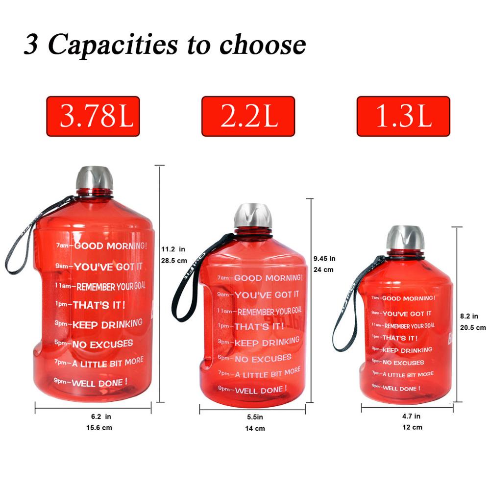 Gallon Water Bottle Sports Bottle